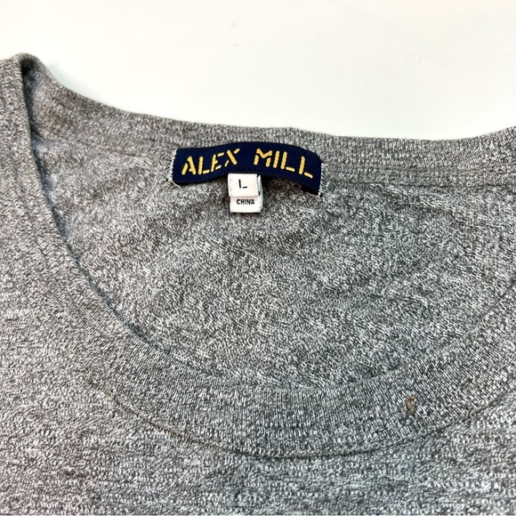 Alex Mill Standard Short Sleeve T-shirt Heather Gray Size Large - Picture 7 of 12